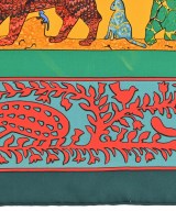 HERMES（エルメス）バンダナ・スカーフ 緑 サイズ:90 レディース/2200678115794