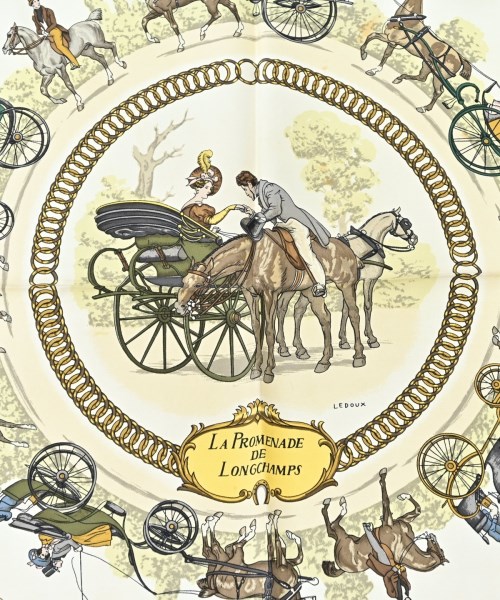 HERMES（エルメス）バンダナ・スカーフ 青 サイズ:90 レディース/2200678115800