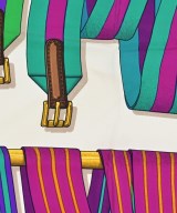 HERMES（エルメス）バンダナ・スカーフ ピンク サイズ:90 レディース/2200678115817