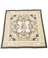 HERMES（エルメス）バンダナ・スカーフ カーキ サイズ:90 レディース/2200678115824
