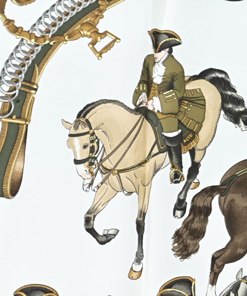 HERMES（エルメス）バンダナ・スカーフ 緑 サイズ:90 レディース/2200678115831