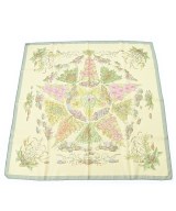 HERMES（エルメス）バンダナ・スカーフ 黄 サイズ:90 レディース/2200678115855