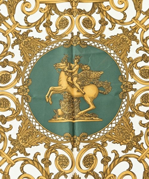 HERMES（エルメス）バンダナ・スカーフ 緑 サイズ:90 レディース/2200678115862