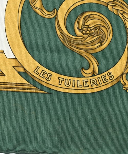 HERMES（エルメス）バンダナ・スカーフ 緑 サイズ:90 レディース/2200678115862