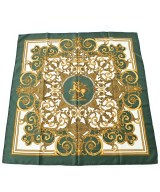 HERMES（エルメス）バンダナ・スカーフ 緑 サイズ:90 レディース/2200678115862