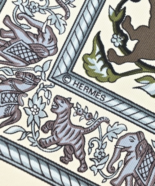 HERMES（エルメス）バンダナ・スカーフ 白 サイズ:90 レディース/2200678115893