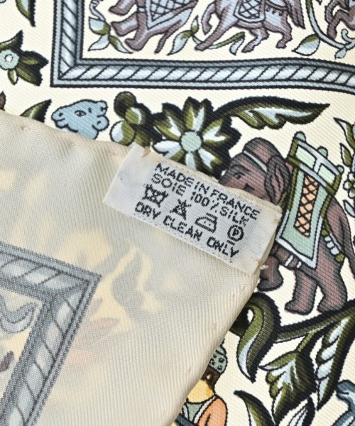 HERMES（エルメス）バンダナ・スカーフ 白 サイズ:90 レディース/2200678115893