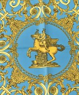 HERMES（エルメス）バンダナ・スカーフ 紺 サイズ:90 レディース/2200678115909