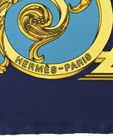 HERMES（エルメス）バンダナ・スカーフ 紺 サイズ:90 レディース/2200678115909