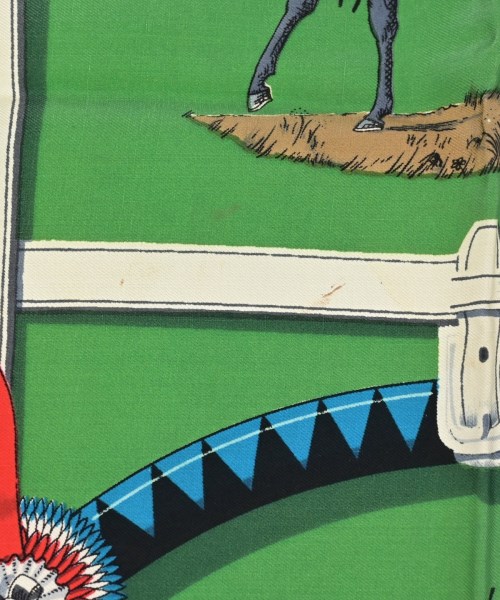 HERMES（エルメス）バンダナ・スカーフ 緑 サイズ:90 レディース/2200678115947