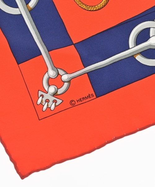 HERMES（エルメス）バンダナ・スカーフ オレンジ サイズ:90 レディース/2200678115954