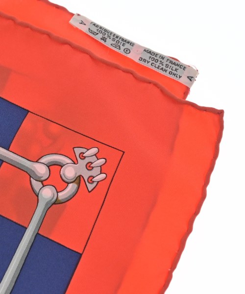 HERMES（エルメス）バンダナ・スカーフ オレンジ サイズ:90 レディース/2200678115954