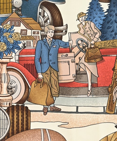 HERMES（エルメス）バンダナ・スカーフ その他（柄物・カラフル） サイズ:90 レディース/2200678115961