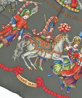 HERMES（エルメス）バンダナ・スカーフ グレー サイズ:90 レディース/2200678115978