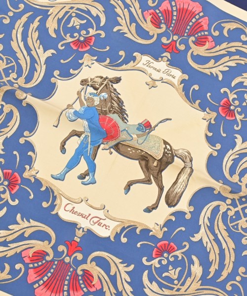 HERMES（エルメス）バンダナ・スカーフ ベージュ サイズ:45 レディース/2200678115992