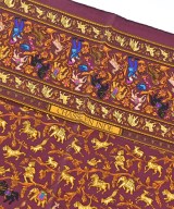 HERMES（エルメス）バンダナ・スカーフ 紫 サイズ:90 レディース/2200678116012