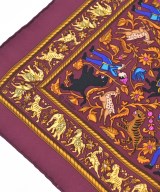 HERMES（エルメス）バンダナ・スカーフ 紫 サイズ:90 レディース/2200678116012