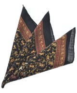 HERMES（エルメス）バンダナ・スカーフ 黒 サイズ:45 レディース/2200678116043