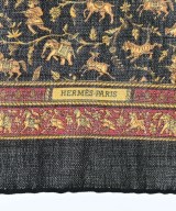 HERMES（エルメス）バンダナ・スカーフ 黒 サイズ:45 レディース/2200678116043