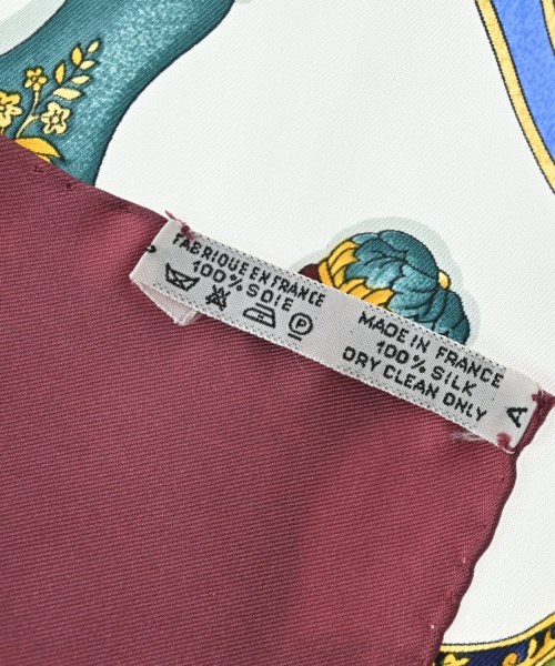 HERMES（エルメス）バンダナ・スカーフ 赤 サイズ:90 レディース/2200678116050