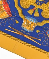 HERMES（エルメス）バンダナ・スカーフ 黄 サイズ:90 レディース/2200678116067