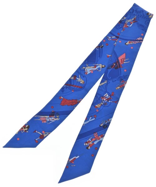 HERMES（エルメス）バンダナ・スカーフ 青 サイズ:- レディース/2200678116074