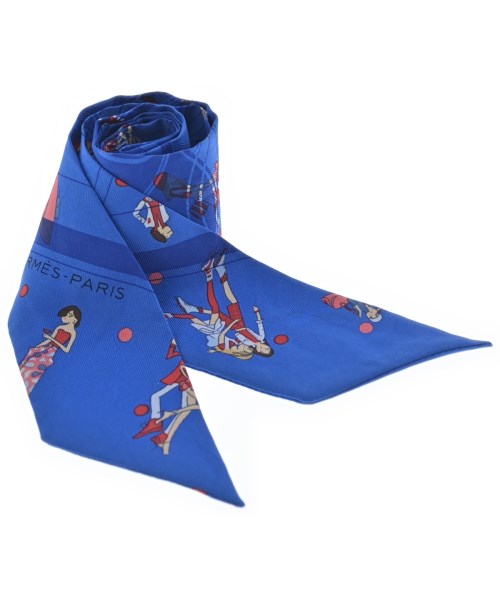 HERMES（エルメス）バンダナ・スカーフ 青 サイズ:- レディース/2200678116074