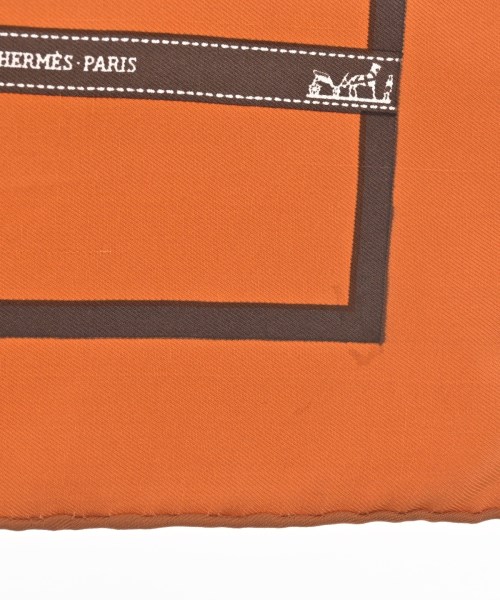 HERMES（エルメス）バンダナ・スカーフ オレンジ サイズ:45 レディース/2200672932144