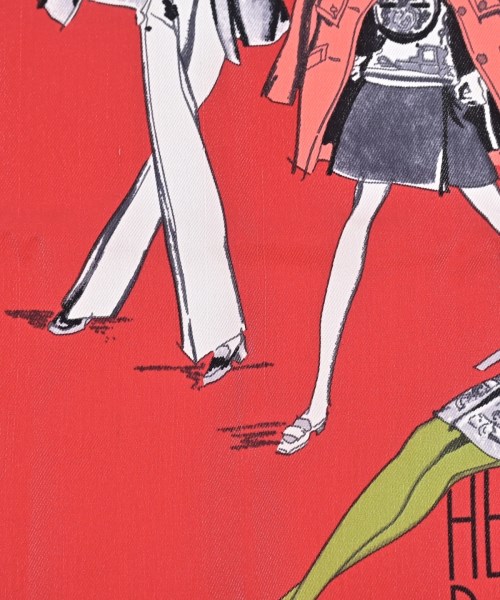 HERMES（エルメス）バンダナ・スカーフ 赤 サイズ:70 レディース/2200677474311