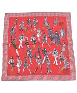 HERMES（エルメス）バンダナ・スカーフ 赤 サイズ:70 レディース/2200677474311