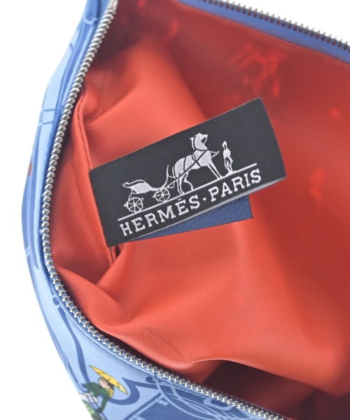 HERMES（エルメス）ポーチ 青 サイズ:- レディース/2200679975472