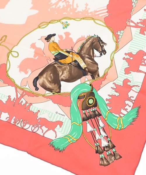 HERMES（エルメス）バンダナ・スカーフ ピンク サイズ:- レディース/2200681429659