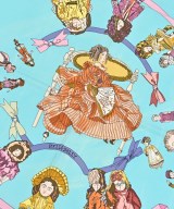 HERMES（エルメス）バンダナ・スカーフ 青 サイズ:- レディース/2200681430228