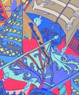 HERMES（エルメス）バンダナ・スカーフ 青 サイズ:- レディース/2200681430266