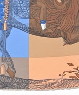 HERMES（エルメス）バンダナ・スカーフ ベージュ サイズ:90 レディース/2200682195041