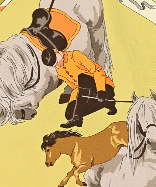 HERMES（エルメス）バンダナ・スカーフ 緑 サイズ:- レディース/2200693935407