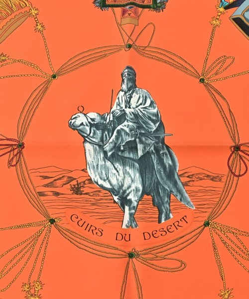 HERMES（エルメス）バンダナ・スカーフ オレンジ サイズ:- レディース/2200693935650