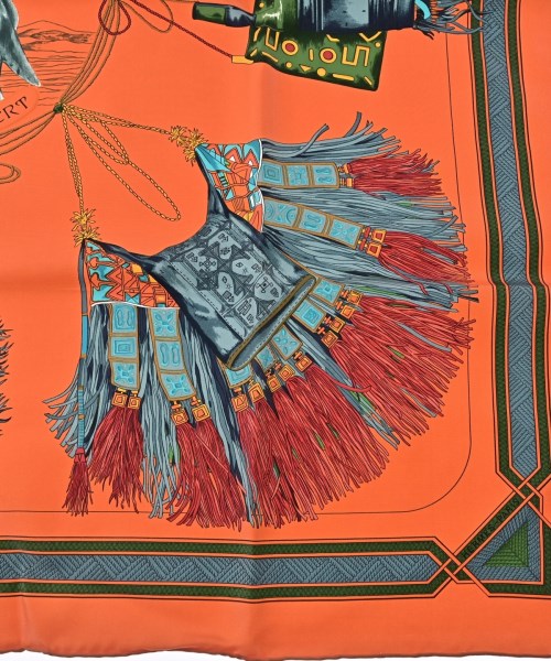 HERMES（エルメス）バンダナ・スカーフ オレンジ サイズ:- レディース/2200693935650