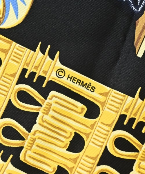 HERMES（エルメス）バンダナ・スカーフ 黒 サイズ:- レディース/2200693935797