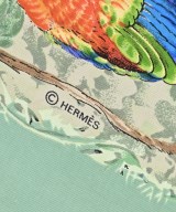 HERMES（エルメス）バンダナ・スカーフ 緑 サイズ:- レディース/2200693935803