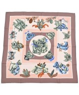 HERMES（エルメス）バンダナ・スカーフ ピンク サイズ:- レディース/2200693936176