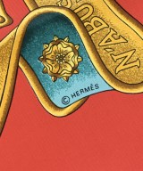 HERMES（エルメス）バンダナ・スカーフ 赤 サイズ:- レディース/2200693936206