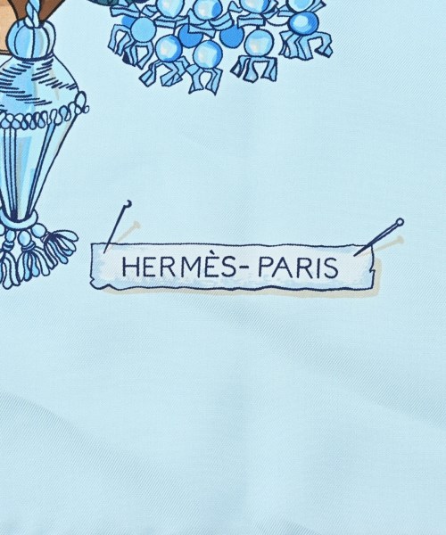 HERMES（エルメス）バンダナ・スカーフ 青 サイズ:- レディース/2200693936244