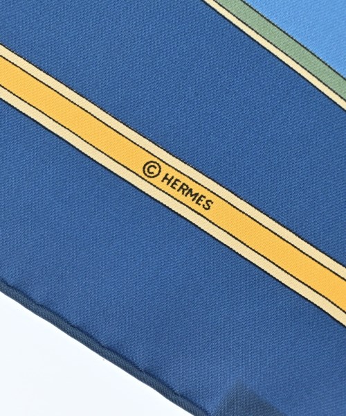 HERMES（エルメス）バンダナ・スカーフ 青 サイズ:- レディース/2200693936442