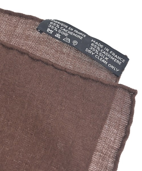 HERMES（エルメス）バンダナ・スカーフ 茶 サイズ:140 レディース/2200690000160