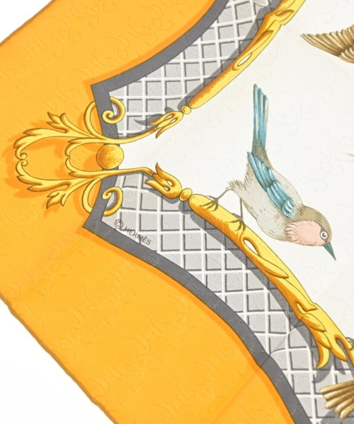 HERMES（エルメス）バンダナ・スカーフ 黄 サイズ:- レディース/2200696049279