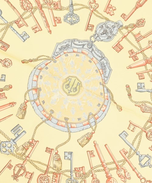 HERMES（エルメス）バンダナ・スカーフ 黄 サイズ:- レディース/2200696050794