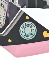 HERMES（エルメス）バンダナ・スカーフ 黒 サイズ:- レディース/2200692287170