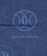HERMES（エルメス）バンダナ・スカーフ 紺 サイズ:100 レディース/2200698243460
