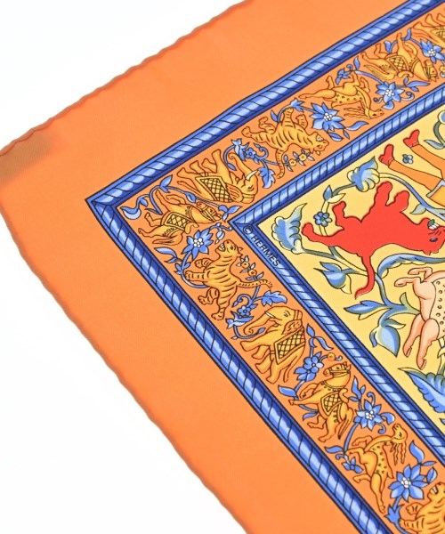 HERMES（エルメス）バンダナ・スカーフ オレンジ サイズ:90 レディース/2200694610020